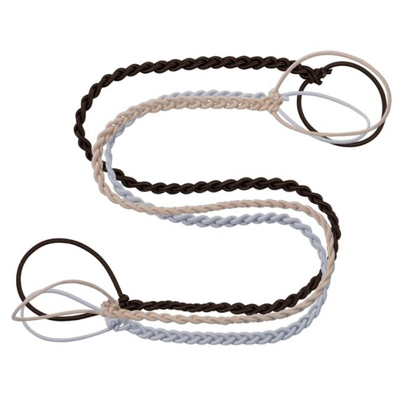 Hair Ties Soft Neutrals 3 Pack Tangle Free Hair Elastics for Active Use main image 7